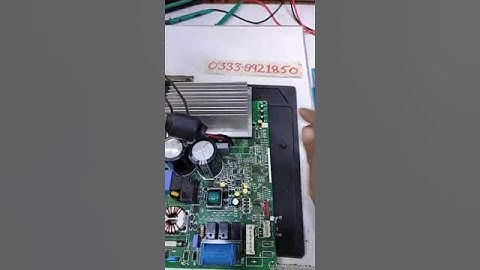 PEL dc inverter ac error code E 5. #inverter #ac