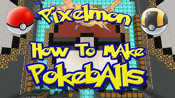 Pixelmon Tutorials : How To Make Pokeballs (Begginers Guide)