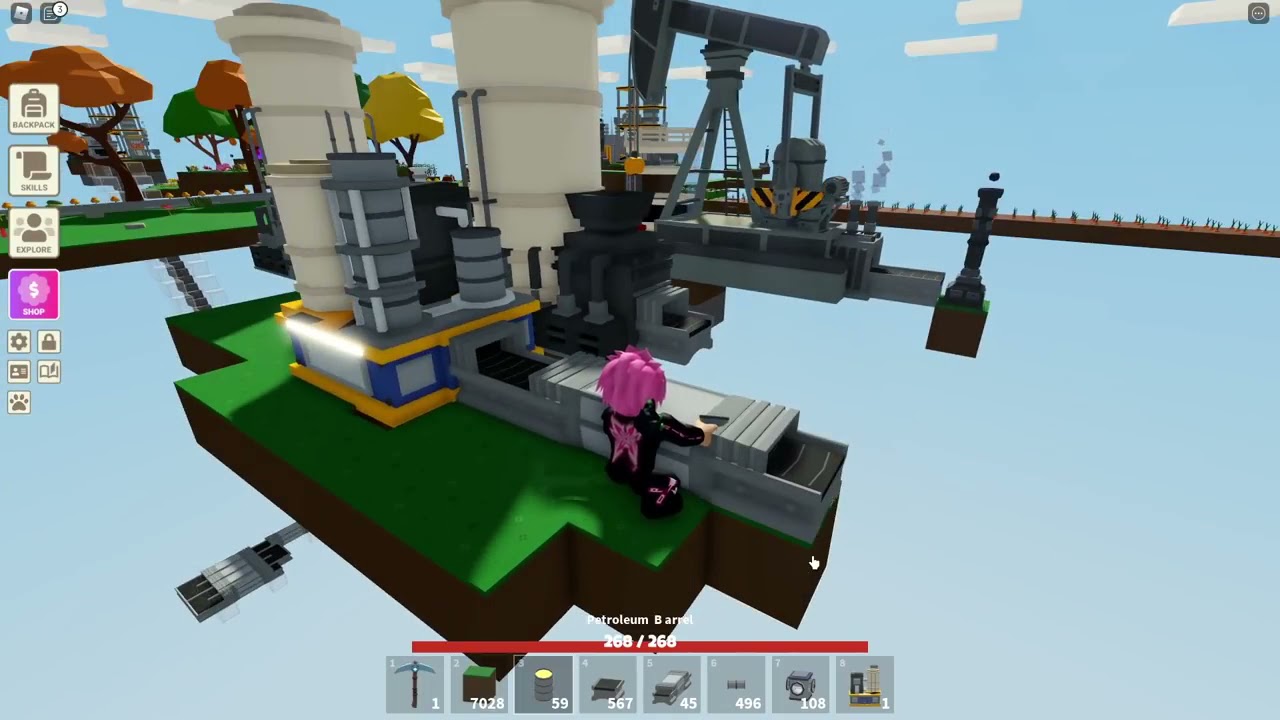 HAZTE MAGNATE DE PETROLEO   DOUG OIL BARON OIL RESOURCE DEED ISLANDS ROBLOX Actualizacion Barril 1