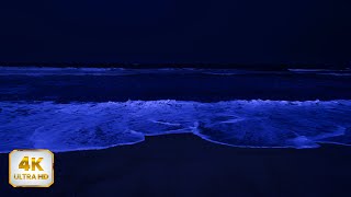 Ocean sounds help reduce stress, soothing ocean waves help relax the mind after a long day [4k]