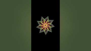 Amazing Star Spiral ⭐  Graphics Design 🔥  using Python turtle 🐢  #593 #coding #programming #python