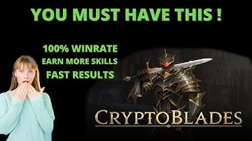 Best Tool for Crypto Blades (Earn More SKILLS)