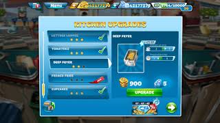 Deep Fryer and French Fries || All upgrades || Fast Food Court || Cooking Fever screenshot 4