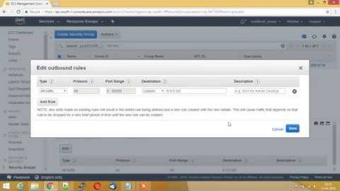 How to manage the Security Group for the EC2 instance launched
