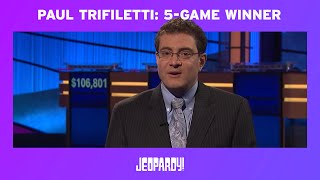 Paul Trifiletti: 5-Game Winner | JEOPARDY!