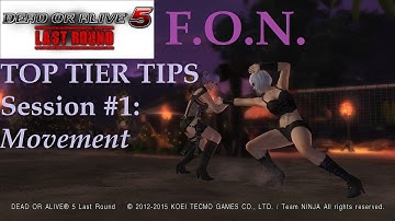 DOA5LR - Advanced Guide - Session #1 MOVEMENT