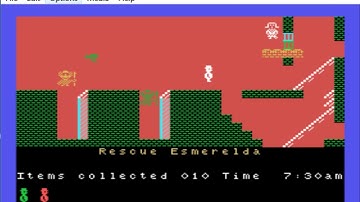 Jet Set Willy - Tatung Einstein TC-01 - MAME MESSUI64 v0.165 emulator