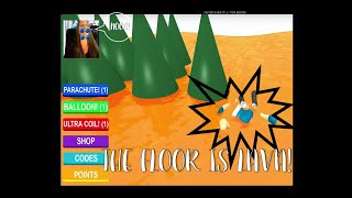 OMG the Floor is Lava!  It's hard to survive!  Roblox fun with Grayson & Ashley!