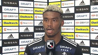 6連勝を飾った横浜FM・オナイウ阿道「皆がやるべきことを変わらずにやり続けた」｜J1第22節 横浜FMｖ福岡｜2021
