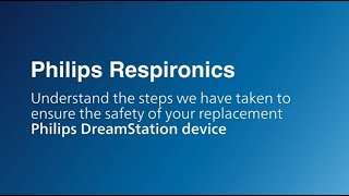 Philips Respironics first-generation replacement device information
