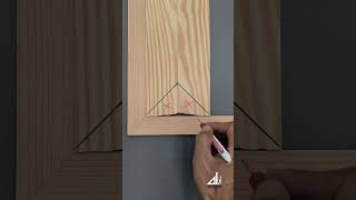 Tricks to form 90° wood angles are done quickly and accurately.   #woodworking #tips #diy #skills