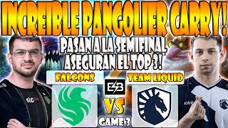 FALCONS VS TEAM LIQUID BO3[GAME 3]ATF, SKITER, NINE VS NISHA, MICKE-PGL WALLACHIA SEASON1- DOTA- ESB