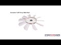 1A632085090 Notched Fan Tuff Torq Genuine OEM Part