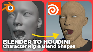 Blender to Houdini: Character Rig & Blendshapes