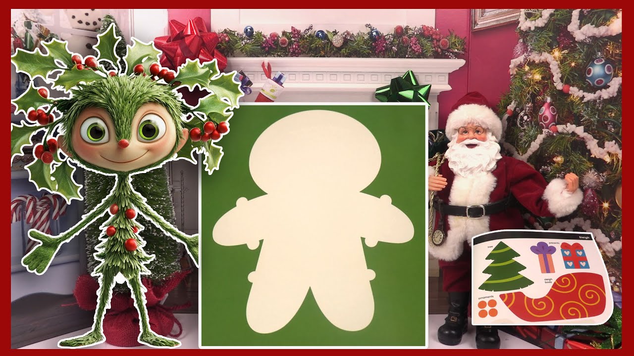 Crée ton Personnage | Activités pour Enfants 🌲 Père Noël, Bonhomme de Neige, Traîneau
