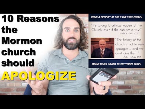 10 Reasons the LDS Church Should Apologize (PostMormon)(Mormon History)