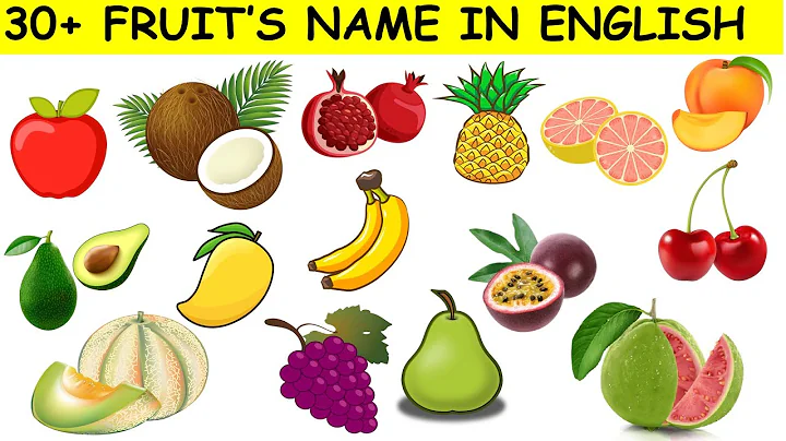Fruit Names | Video Flash Cards | Kindergarten, Preschool, ESL for Kids | Fun Kids English