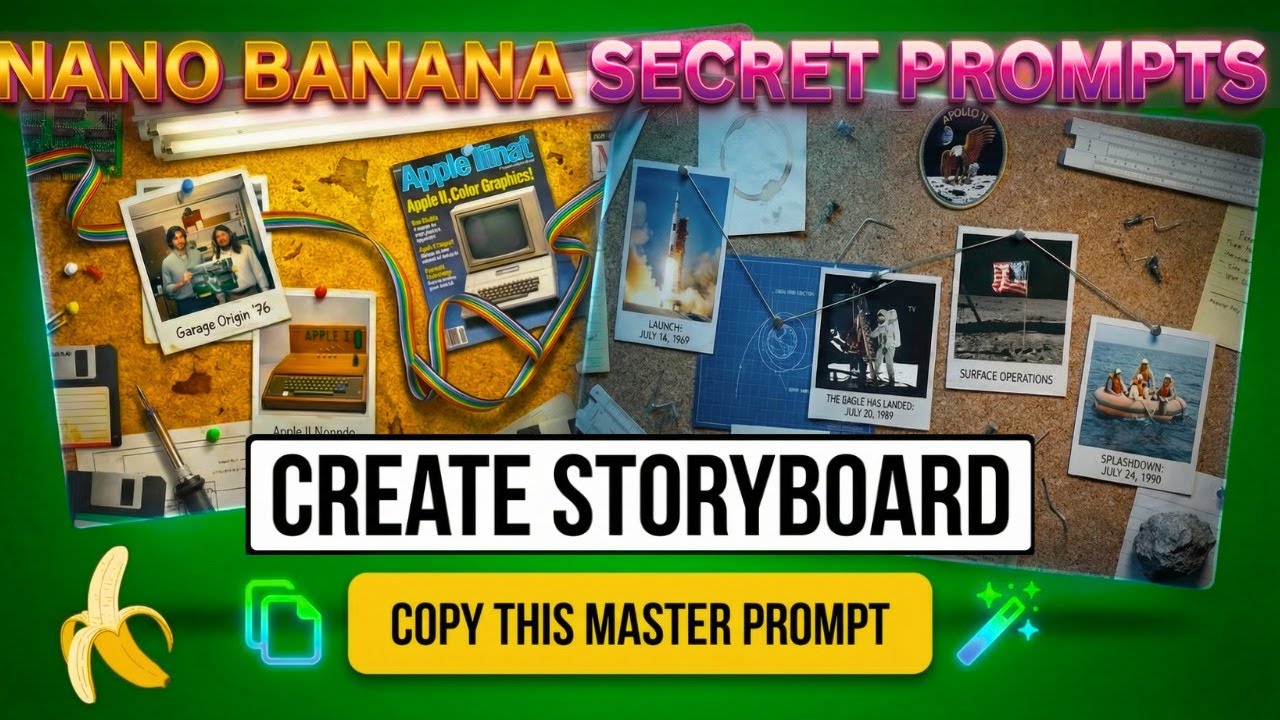 Secret Nano Banana Pro Prompts to Create Any Story Board image | Nano ...