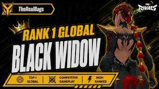 TOP 1 GLOBAL BLACK WIDOW | TheRealBags - MARVEL RIVALS COMPETITIVE