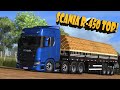 QUASE 190 KM/H NA NOVA SCANIA R-450 QUARTO EIXO - TRANSPORTANDO MELANCIA