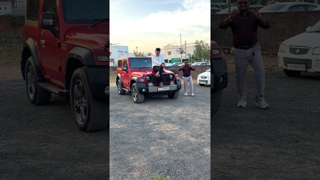 THAR 4 x 4  | જોરદાર કંડીશન માં ગાડી | used car market in gujarat | second hand car market 