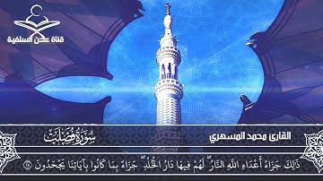 تلاوة رائعة جداً ماتيسر من سورة فصلت 🎙للقارئ الأخ محمد المسهري
