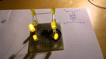 2x2x2 AtTiny85 LED Cube