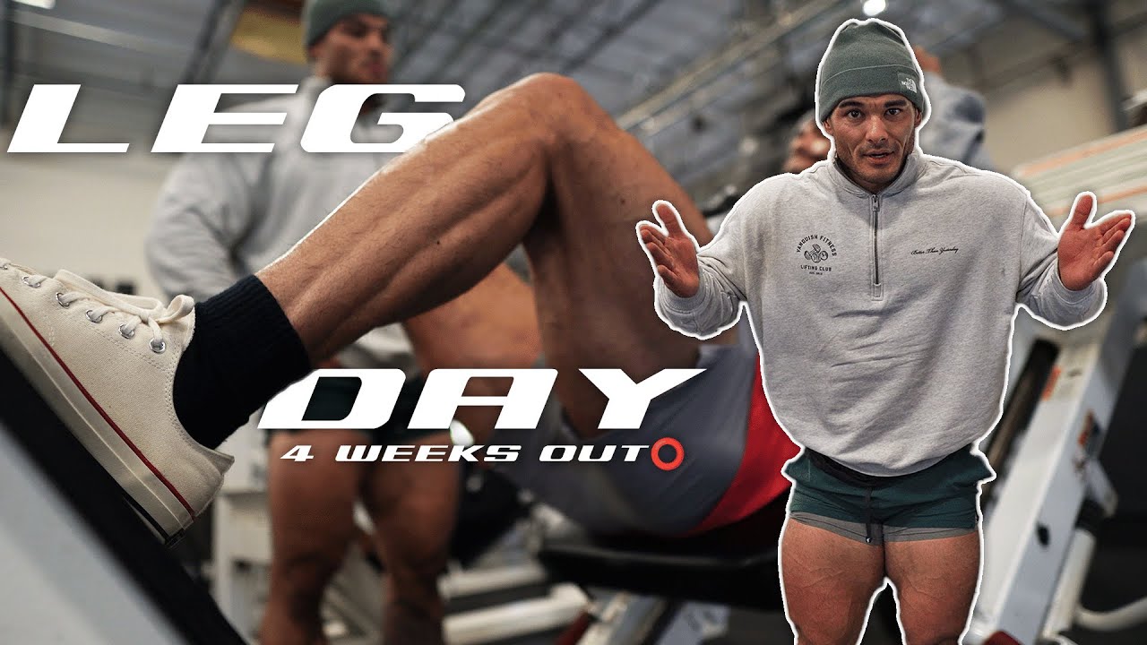 ДЕНЬ НОГ с Ховеном Сагабаином за 4 недели до Олимпии