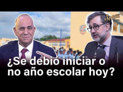 ¿Se debió iniciar o no año escolar HOY?