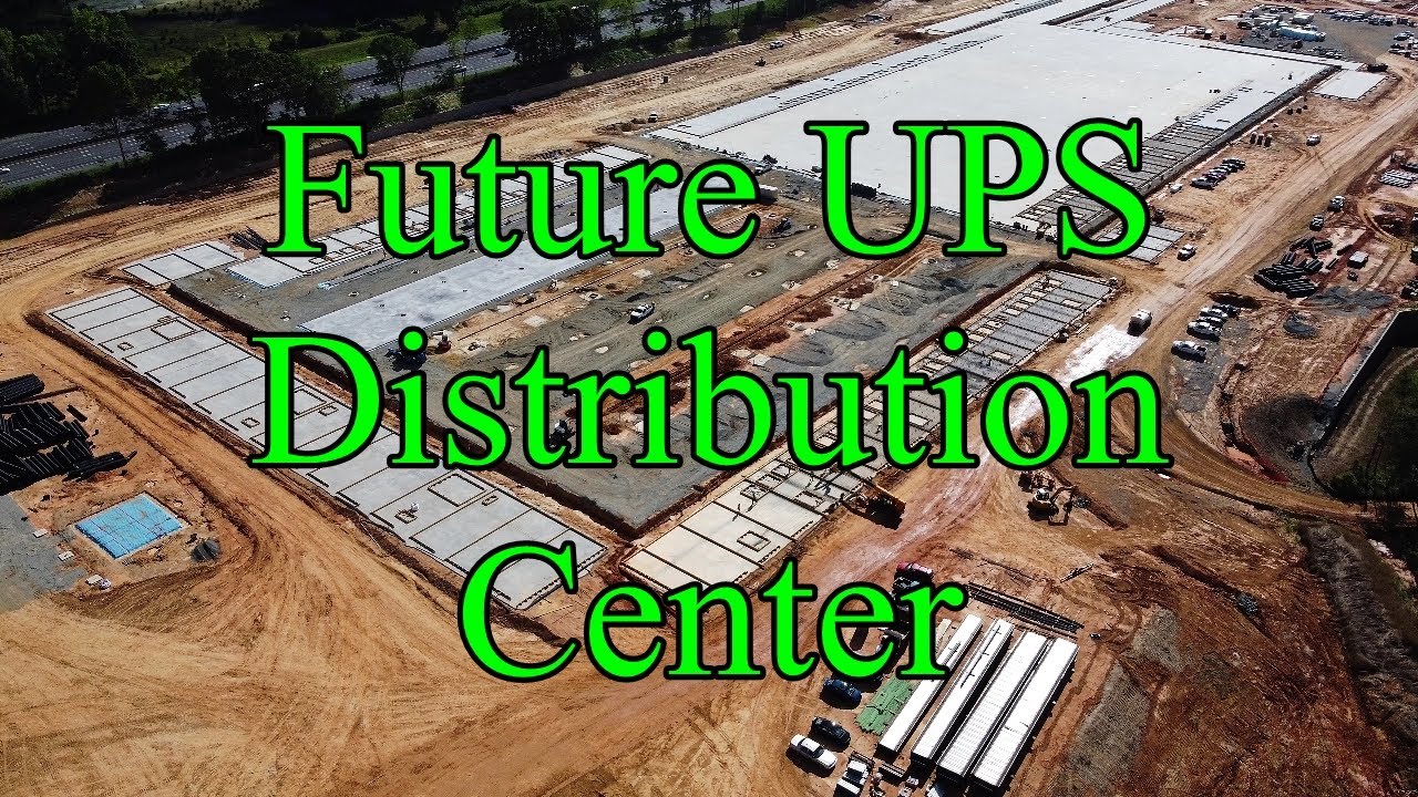 Full Aerial Tour of Future UPS Distribution Center Alamance County