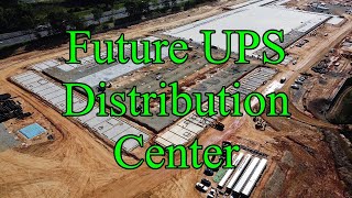 Full Aerial Tour of Future UPS Distribution Center - Alamance County, NC