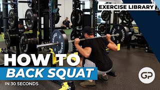 Barbell Back Squat | Exercise Technique Library