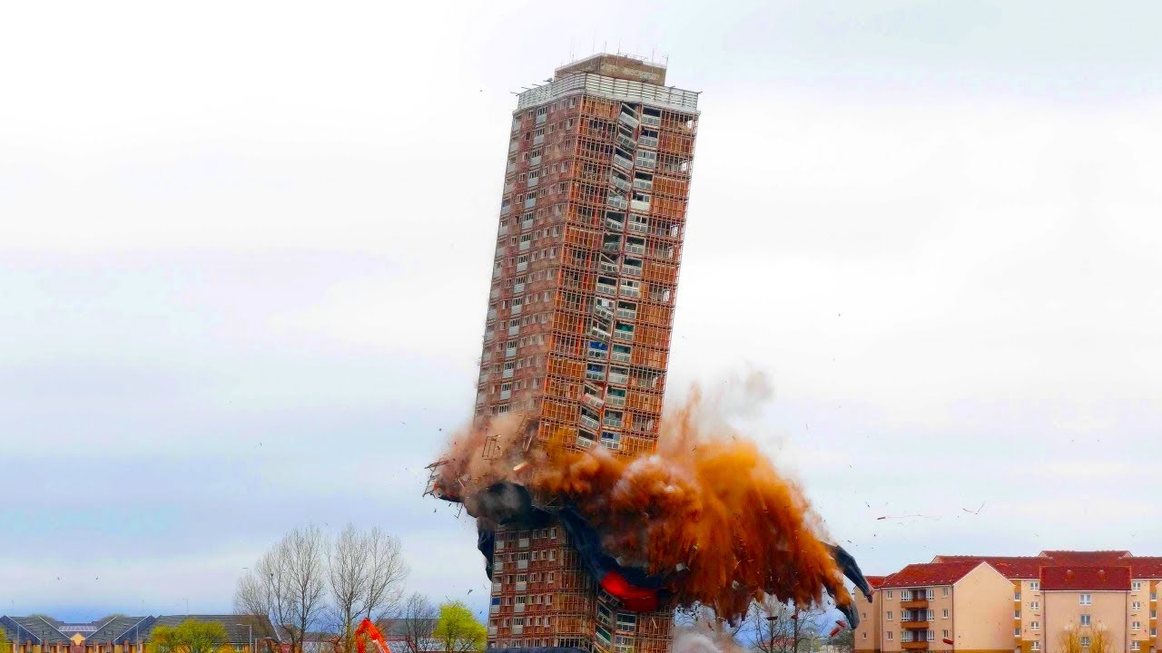 10 Satisfying Building Demolitions Caught on Camera