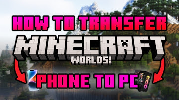 HOW TO TRANSFER MINECRAFT WORLDS! (PHONE TO PC 2025 + 1.21)