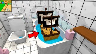 Found Pirate Ship in Bathroom | Super Bear Adventure Gameplay Walkthrough