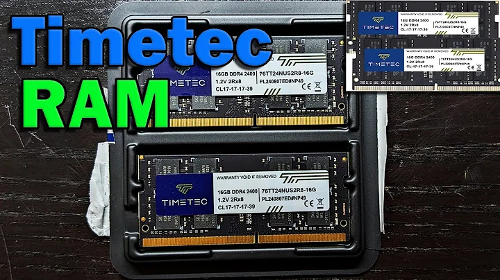 TimeTec Laptop RAM Memory 32GB Kit - Overview and Installation