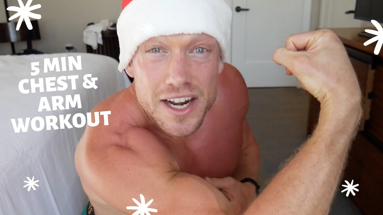 5 MIN CHEST ARM AND CHEST WORKOUT (NO EQUIPMENT NEEDED!) YouTube