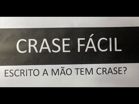 CRASE DO JEITO FÁCIL! Feito a mão tem crase?
