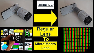 How to Turn Regular Lens Into a Micro / Macro Lens | Pentacon 50mm 1.8 Lens | Creative Amol