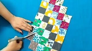 Greative and easy sewingAmazing idea with cilerful scrap