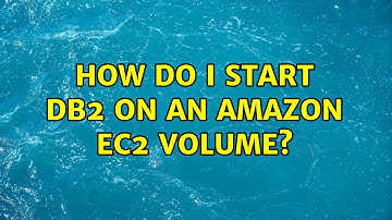 How do I start DB2 on an Amazon EC2 Volume?