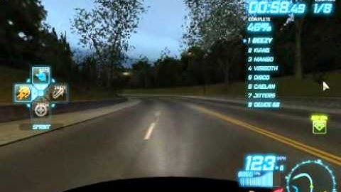 NfsW: Blackwell Bridge - 2:00.32 (No Powerups)