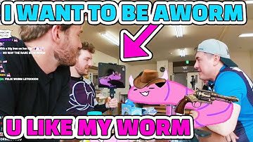 Ironmouse Worm Shocks PewDiePie and Everyone Loses it