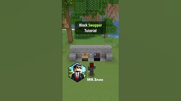 Minecraft: How to Build Block Swapper ( Step by Step TUTORIAL ) #minecraft #shorts