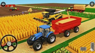 Simulatore di guida di trattori agricoli moderni 3D - Nuovo gioco di trattori agricoli | Gameplay... screenshot 2