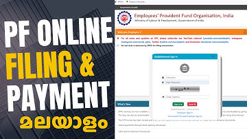 PF Filing Online | Live EPF Return Filing Tutorial for Employers | Malayalam 2025