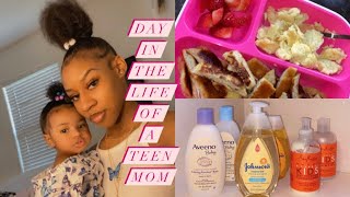 DAY IN THE LIFE OF A TEEN MOM | 16 \& PREGNANT