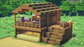 Minecraft house tutorial easy _ Minecraft house Survival _ Minecraft house ideas