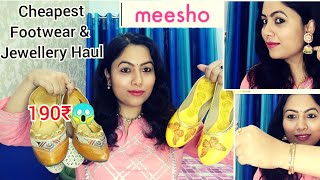 Meesho Affordable Footwear & Jewellery Haul | Cheapest Online Shopping Haul | Messho Haul Video