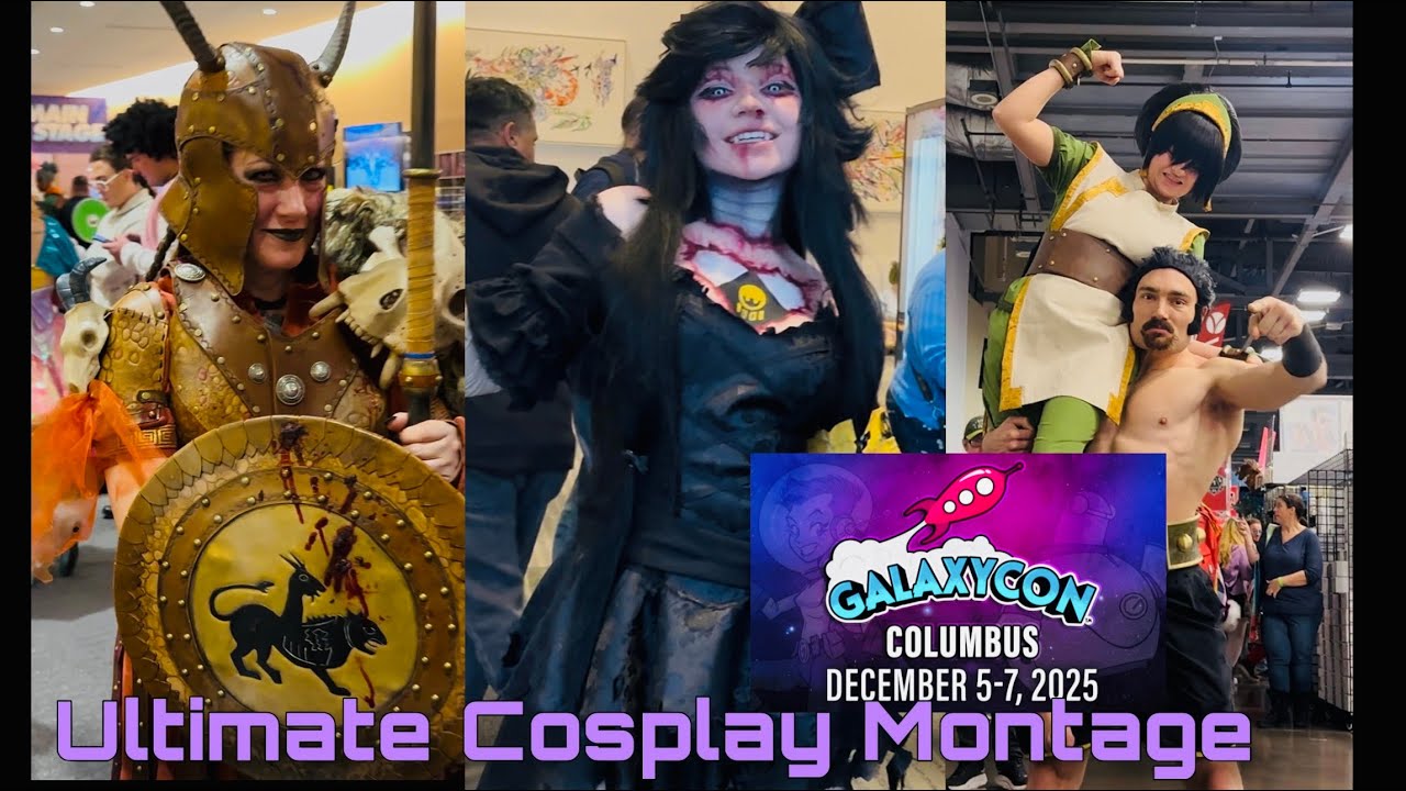 Видеоролик с лучшими косплеями Galaxycon Columbus 2025